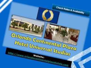 orlando continental plaza hotel universal studios