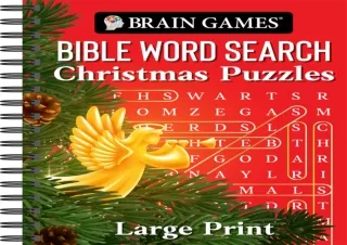 [PDF❤️ READ ONLINE️⚡️] Brain Games - Word Searches - Large Print (Red)