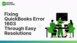 How To Resolve QuickBooks Error 1603 Quickly