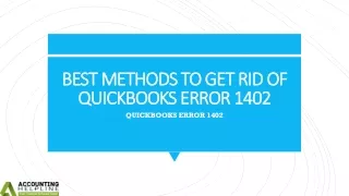 A proper guide to resolve QuickBooks Error 1402