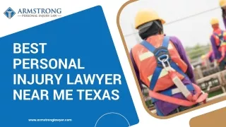 Best Personal Injury Lawyer Near Me Texas