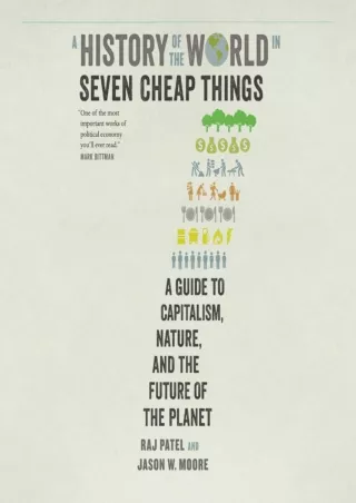 [PDF ❤READ❤ ONLINE]  A History of the World in Seven Cheap Things: A Guide to Ca