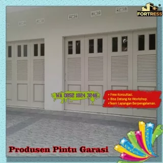 FREE KONSULTASI..!! Wa 0852 1824 3246 Bengkel Las Pintu Garasi Besi Geser Fortress Untuk Apartment Di Manado