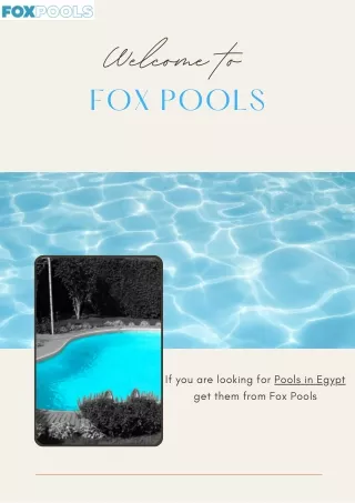 Pools In Egypt