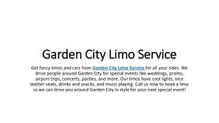 Garden City Limo Service