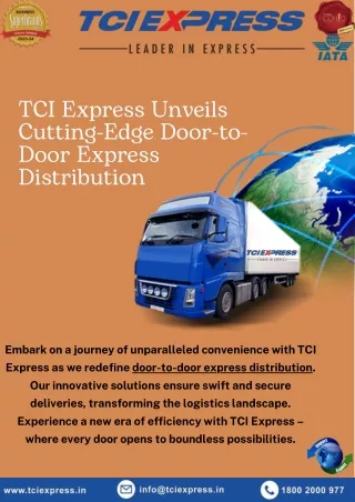 door-to-door express distribution.