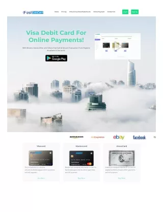 Virtual Debit Card Provider With Cryptocurrency || Fastcoincard