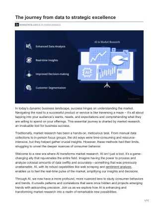 AI in Market Research