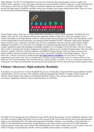 9 Signs You Sell buy high authority backlinks for a Living