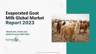 Evaporated Goat Milk Market Share, Growth Factors, Industry Overview By 2032