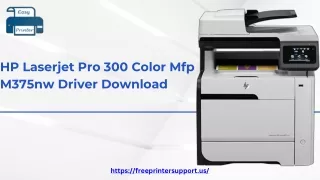 HP Laserjet Pro 300 Color Mfp M375nw Driver Download