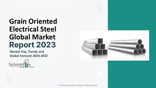 Grain Oriented Electrical Steel Market Share Report, Future Forecast 2032