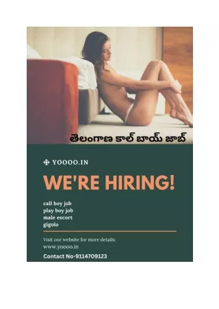 Telangana's Premier Call Boy Service and Escort Delights!