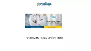 Navigating The Primary Care First Model