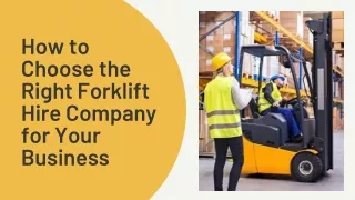 Forklift Hire