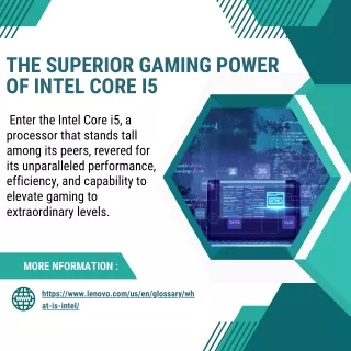 Intel Core i5: Unparalleled Performance & Efficiency