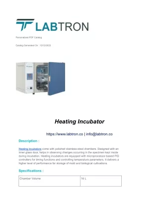 Heating Incubator