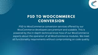 WoCommerce Conversion