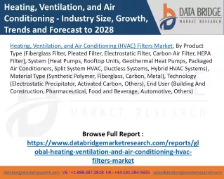 Heating, Ventilation, and Air Conditioning (HVAC) Filters Market