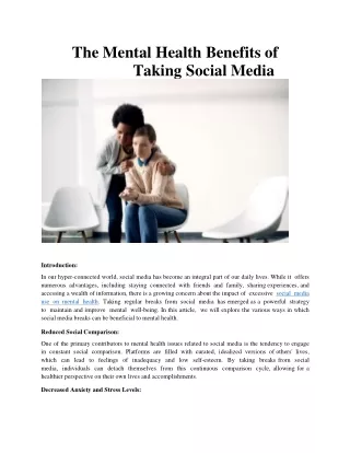 The Mental Health Benefits of Taking Social Media Breaks (2)