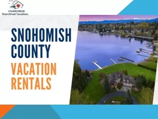 vacation rentals snohomish