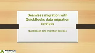 Tackle QuickBooks data migration services in no time