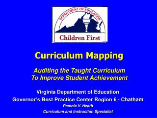 Curriculum Mapping Auditing the Taught Curriculum To Improve Student Achievement