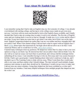 Custom Written Essays