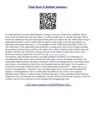 On Bullshit Essay