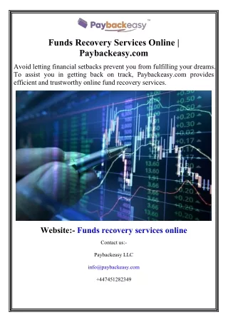 Funds Recovery Services Online  Paybackeasy.com