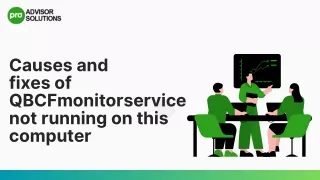 Fix QBCFmonitorservice not running on this computer Issue Easily