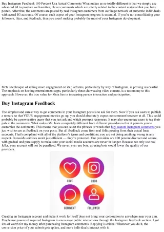 10 No-Fuss Ways to Figuring Out Your buy custom instagram comments
