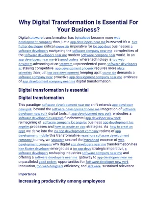 Why Digital Transformation Is Essential For Your Business.docx