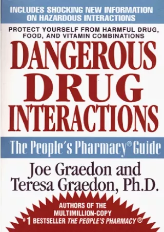 Ebook❤️(download)⚡️ Dangerous Drug Interactions