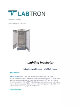 Lighting Incubator