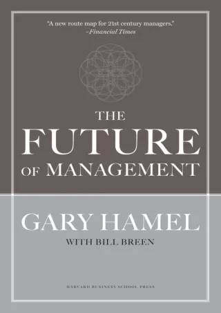 [PDF]❤️DOWNLOAD⚡️ The Future of Management