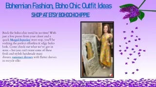 Bohemian fashion, Boho Chic Outfit Ideas