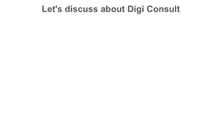 Digi Consult - e-Procurement Tenders & Online Company Registration