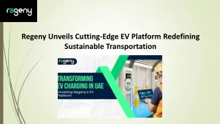 EV Platform - Regeny