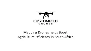 Mapping Drones helps Boost Agriculture Efficiency in South Africa