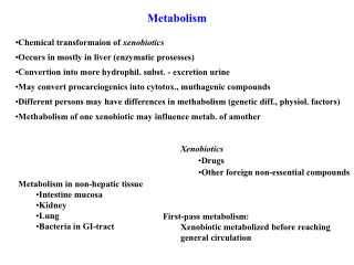 Metabolism