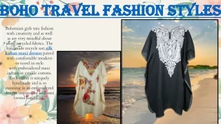 Boho Travel Fashion Styles