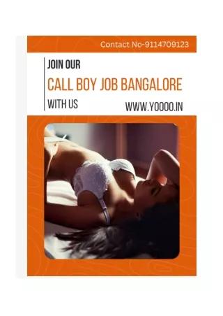 Handsome Call Boy Services in Bangalore for seductive Nights