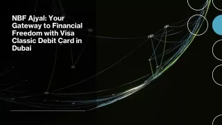 Nbf Visa Classic Debit Card