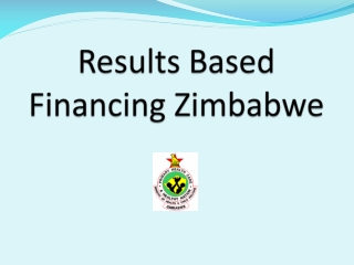 Results Based Financing Zimbabwe