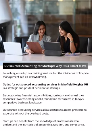 Outsourced Accounting for Startups: Why It’s a Smart Move