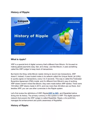 History of Ripple_