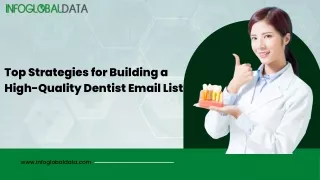 Get the buest 100% Verified List of Dentist Email List In USA