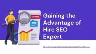 Gaining the Advantage of Hire SEO Expert