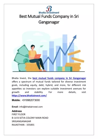 Best Mutual Funds Company in Sri Ganganagar